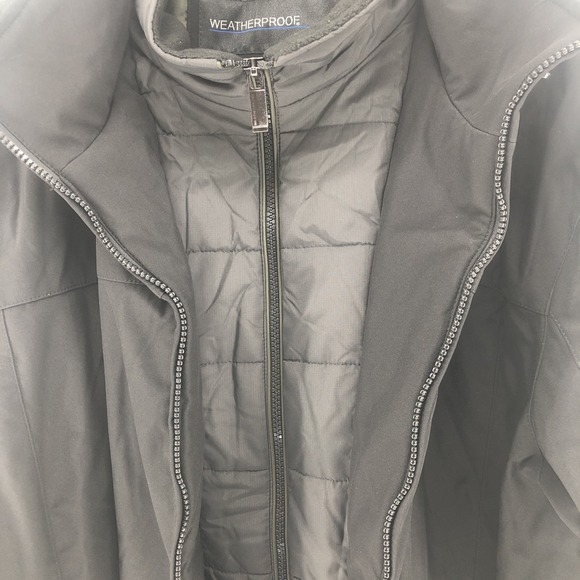 Weatherproof Men's Ultra Tech Jacket w/Removable Hood BLACK XXLARGE XXL #1311004 - Picture 5 of 16